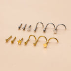 20G Minimal Nose Stud Star Nose Piercing 