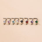 20G Surgical Steel L Bend Small Nose Stud