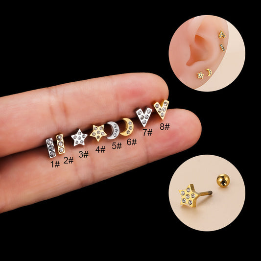 cartilage earrings, piercing jewelry, cartilage piercing, body jewelry, helix piercing, helix earrings, tragus piercing