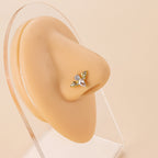 20G Surgical Steel Owl Nostril Piercing Ring