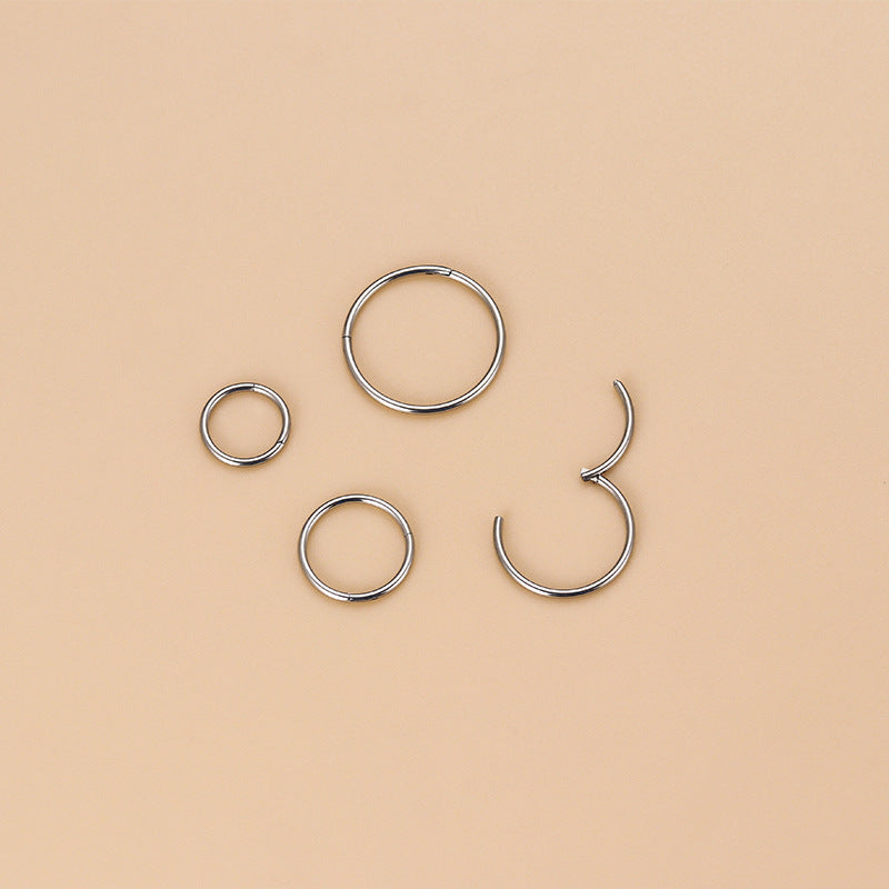 20G Silver Septum Ring Lip Piercing Jewelry 