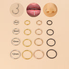 20G Simple Septum Ring Lip Piercing Jewelry 