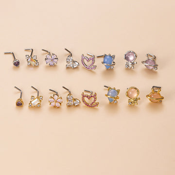nose ring, nose stud, nose piercing, gold nose ring, fake nose ring, nose piercing jewelry, nose ring hoop, body piercing, body jewelry