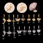 cartilage earrings, piercing jewelry, cartilage piercing, body jewelry, helix piercing, helix earrings, tragus piercing