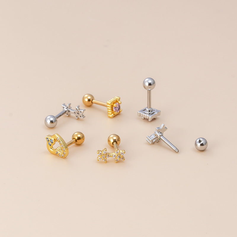 cartilage earrings, piercing jewelry, cartilage piercing, body jewelry, helix piercing, helix earrings, tragus piercing
