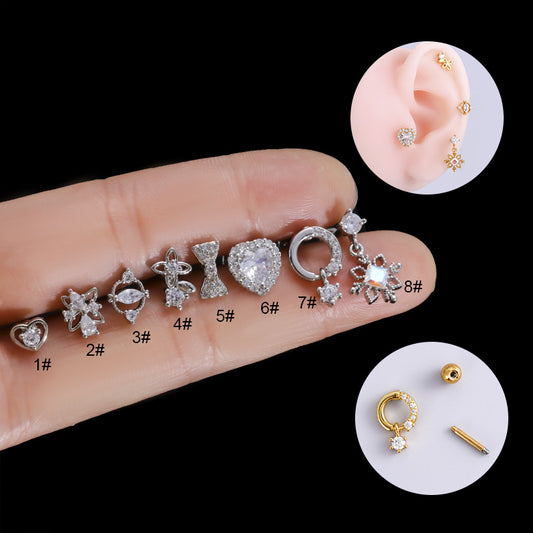 cartilage earrings, piercing jewelry, cartilage piercing, body jewelry, helix piercing, helix earrings, tragus piercing