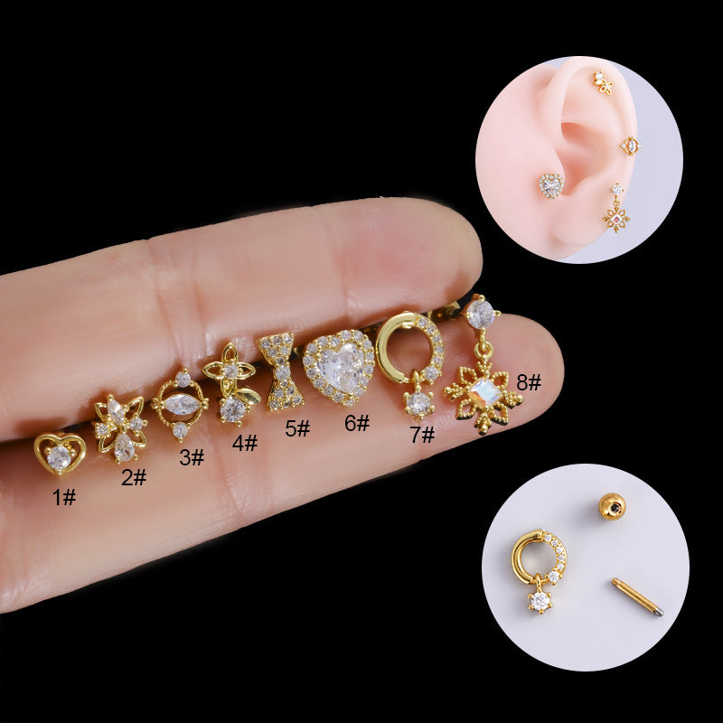 cartilage earrings, piercing jewelry, cartilage piercing, body jewelry, helix piercing, helix earrings, tragus piercing