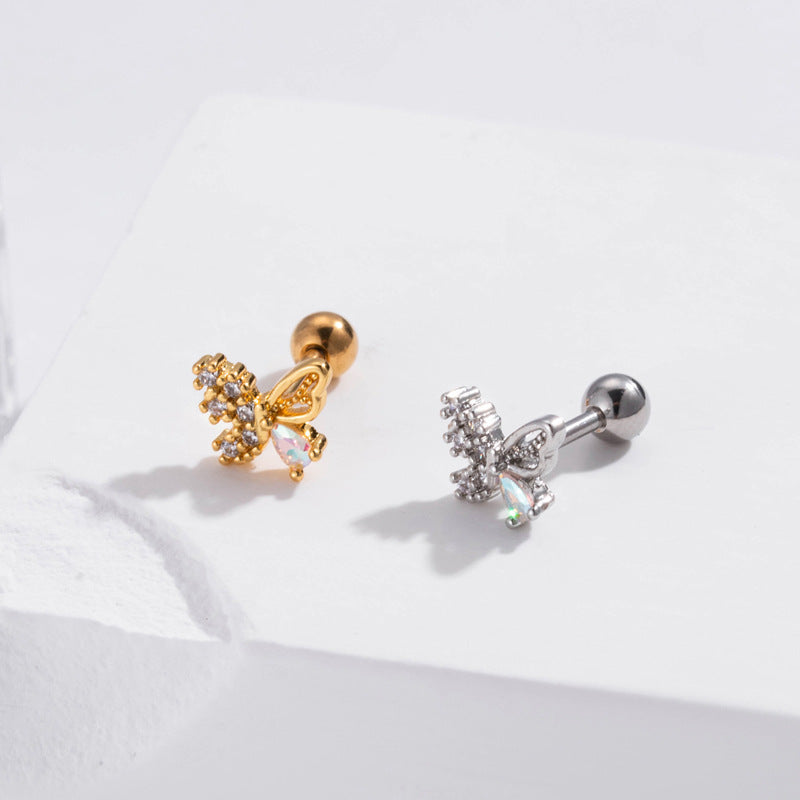 16G Cartilage Surgical Steel Ball Back Earrings | HSPJ899