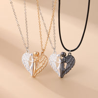Hugging Angel Necklace Set