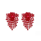 Sparkly Color Rhinestone Burst Stud Earring | D6369
