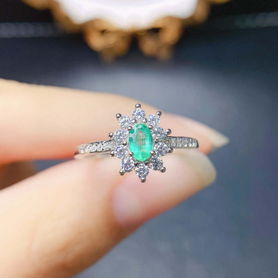 18K Gold Statement Emerald Ring