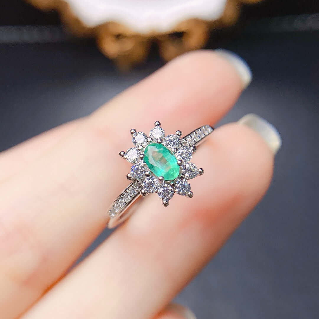 18K Gold Statement Emerald Ring