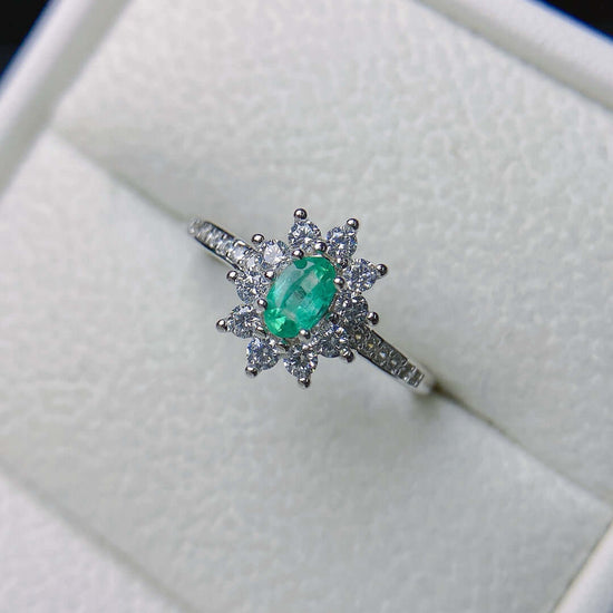 18K Gold Statement Emerald Ring