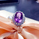 Luxury Amethyst February Gemstone Ring