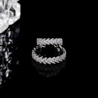 Sparkly Leaf Layering Ear Cuff