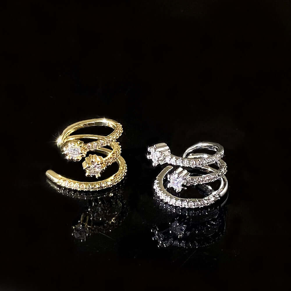 Delicate Star Layered Ear Cuff | R1847