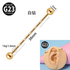 G23 Opal Double Hole Industrial Bar | DL3082