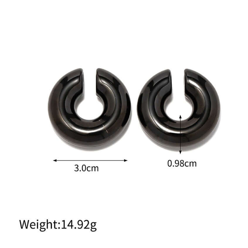 Chunky 18K Gold & Silver Ear Wrap Ear Cuff