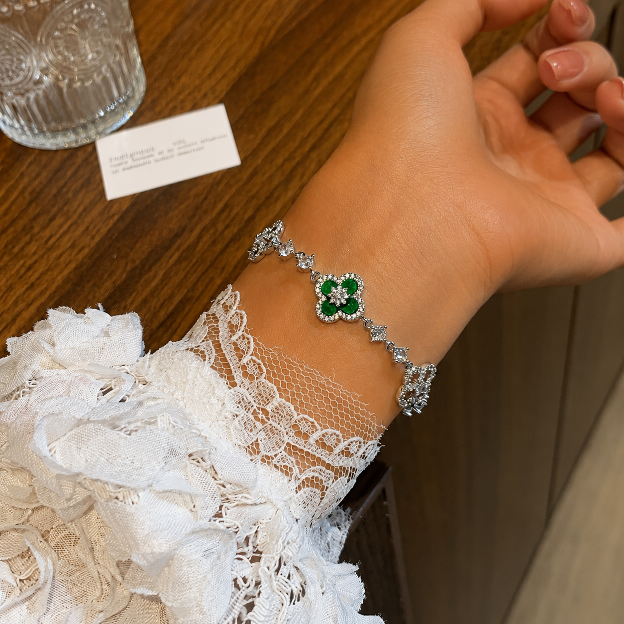 Four Leaf Clover Cleef Bracelet