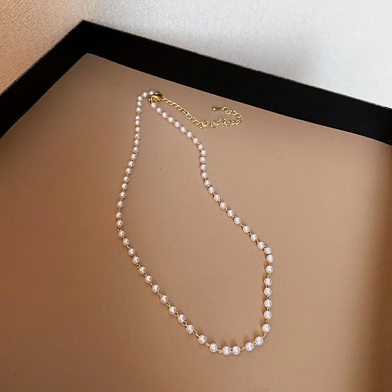 Luxurious Pearl Beads Necklace