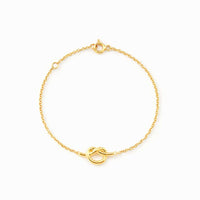 Mother & Daughter Gold Knot Bracelet
