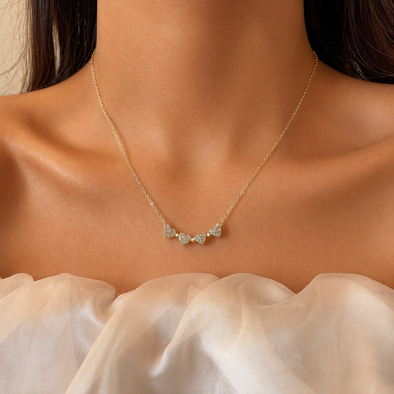 Multi-Way Heart Clover Lucky Necklace Magnetic