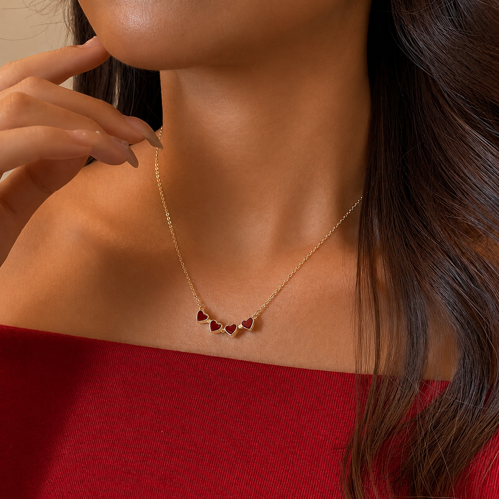 Multi-Way Heart Clover Lucky Necklace Magnetic