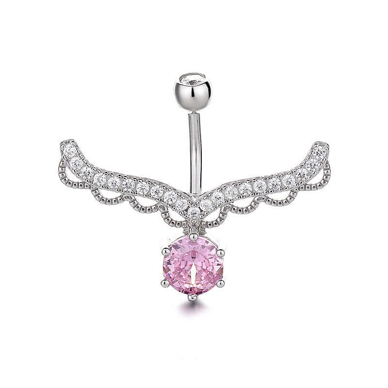 Dainty Antler Deer Belly Ring