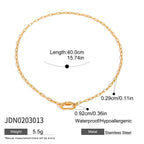 Four Pointed Shiny Star Tennis Chain Layer Necklace