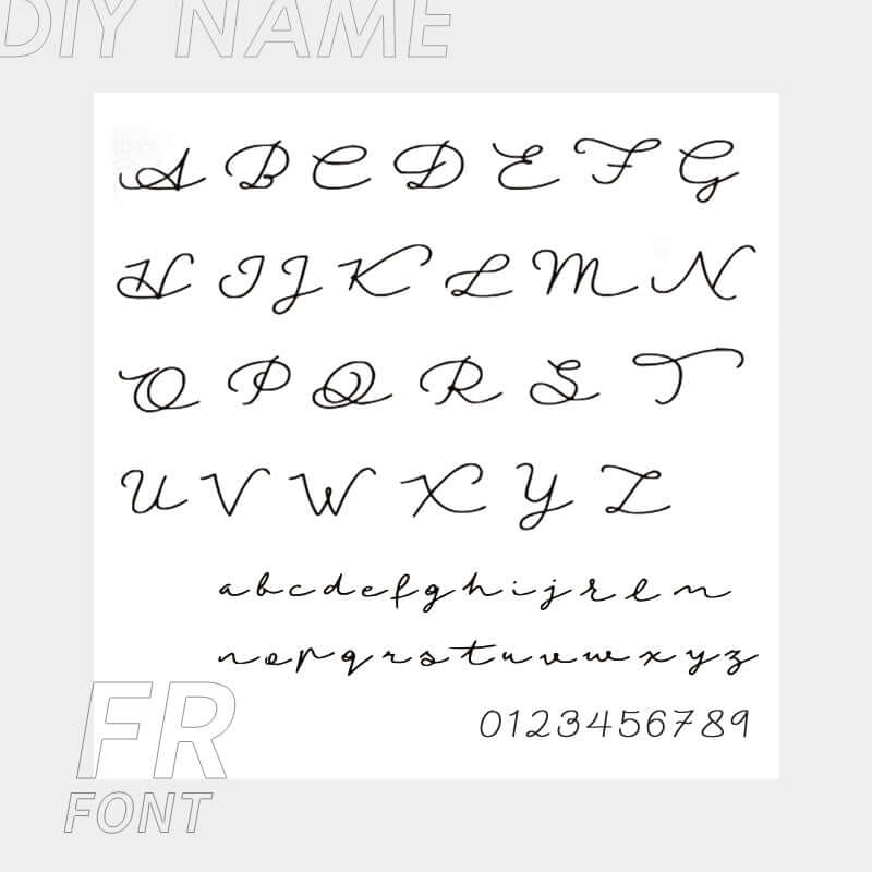 14K Gold Plated Custom Name Anklets Chain | CXT22