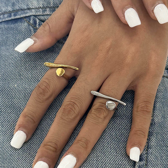 Versatile Irregular Geometry Titanium Ring