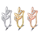 18K Gold Bunny No Piercing Nose Cuff Fake Nose Ring