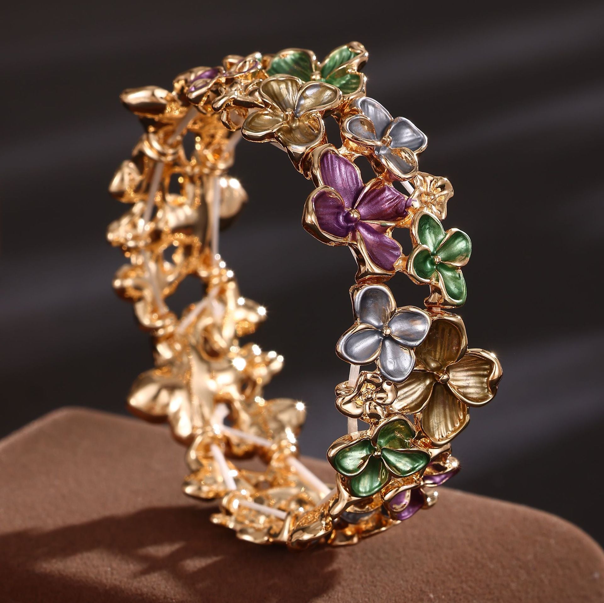 Hand-Painted Sakura Blossom Strengthy Bracelet