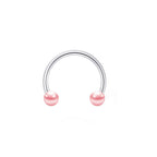16G Surgical Steel Butterfly Horseshoe Circular Barbell