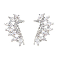 16G Cartilage Linear Flower Ear Clip Ear Cuff