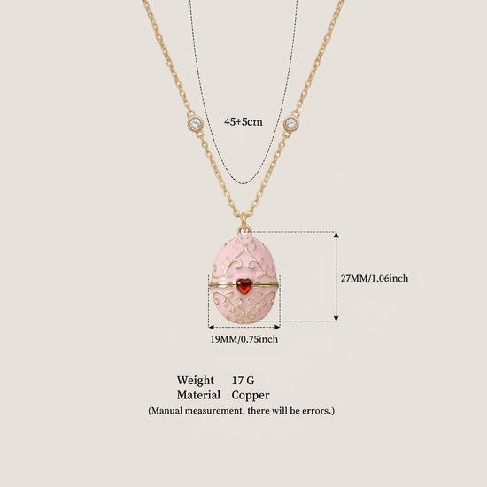 Hidden Treasure Surprise Egg Necklace