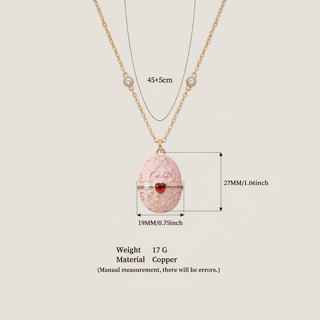 Hidden Treasure Surprise Egg Necklace