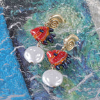 Summer Vacation Starfish Drop Earrings