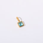 18K Gold Birthstone Charm & Pendant