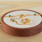 Y2K Evil Eye Slave Ring Bracelet