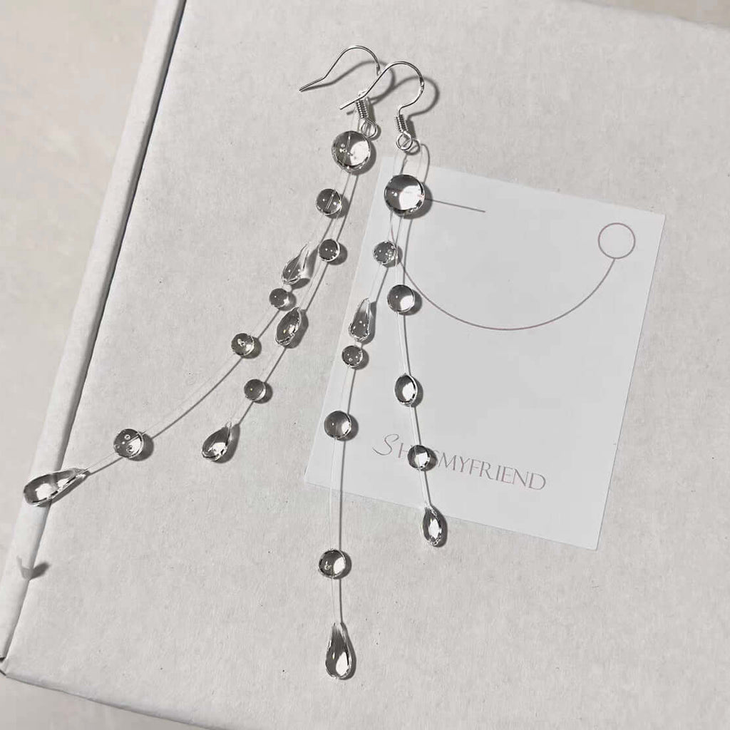 Fairy Transparent Dewdrop Earrings