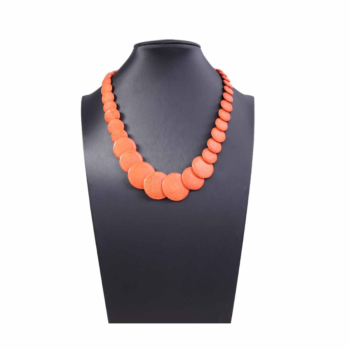 Rainbow Chess Statement Beads Necklace