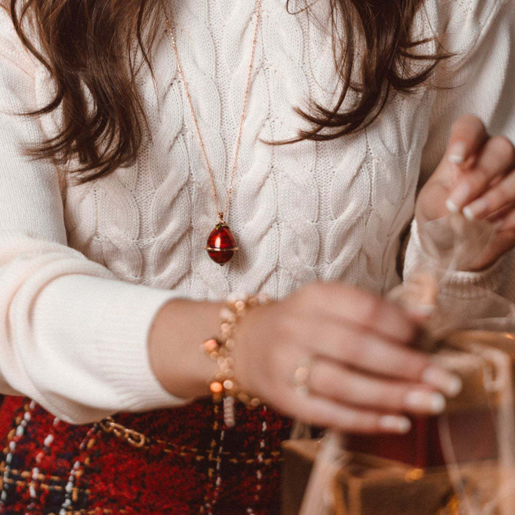 Hidden Treasure Surprise Egg Necklace