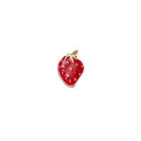 Strawberry Locket Necklace Charm