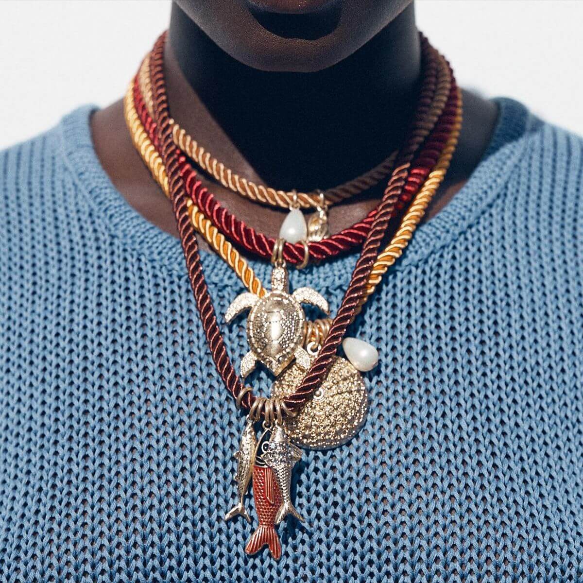 Marine Life Beach Style Layering Necklace