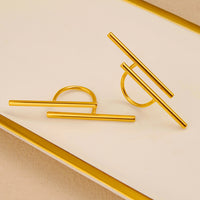 Versatile Irregular Geometry Titanium Ring