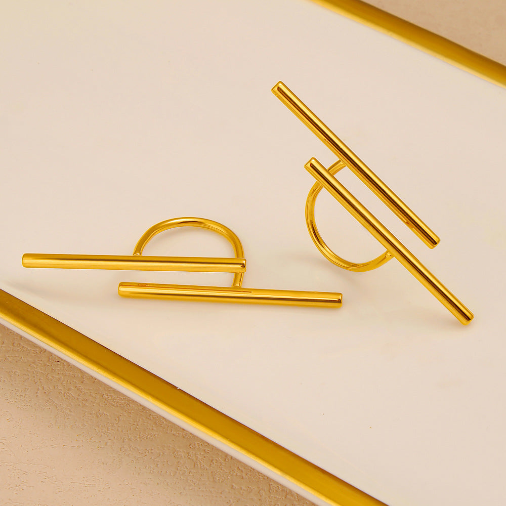 Versatile Irregular Geometry Titanium Ring