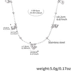 Cute Teddy Bear Pig Nose Y Necklace