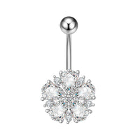 belly rings, belly piercing, belly button piercing, belly button rings, flower belly rings