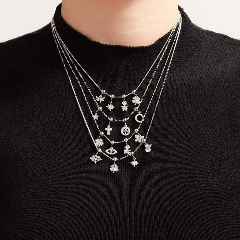 CreatIve Tree of Life Bear Paw Charm Necklace